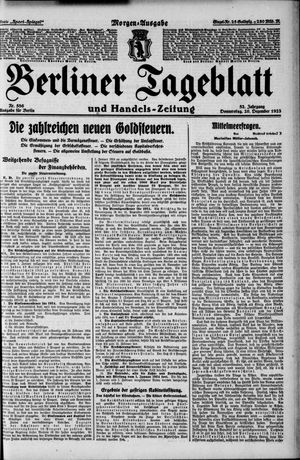 Berliner Tageblatt und Handels-Zeitung vom 20.12.1923