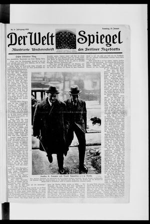 Berliner Tageblatt und Handels-Zeitung on Jan 27, 1924