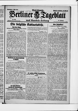Berliner Tageblatt und Handels-Zeitung vom 01.03.1924