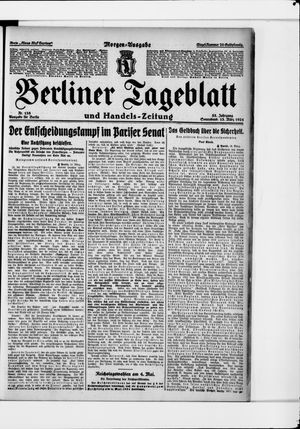 Berliner Tageblatt und Handels-Zeitung vom 15.03.1924