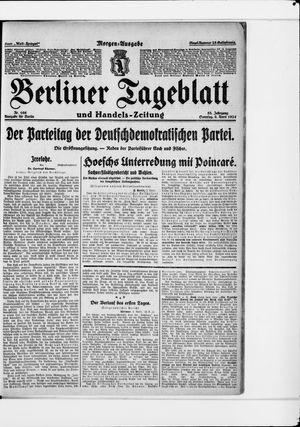Berliner Tageblatt und Handels-Zeitung on Apr 6, 1924