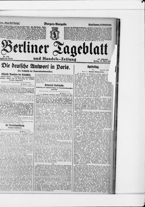 Berliner Tageblatt und Handels-Zeitung on Apr 18, 1924
