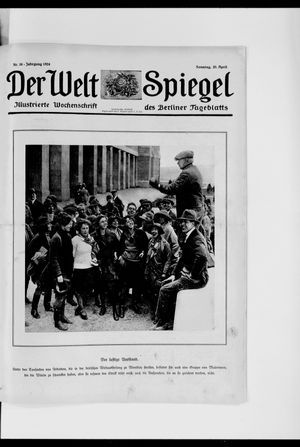 Berliner Tageblatt und Handels-Zeitung vom 20.04.1924