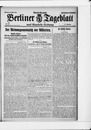 Berliner Tageblatt und Handels-Zeitung vom 23.04.1924