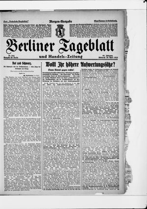 Berliner Tageblatt und Handels-Zeitung vom 30.04.1924