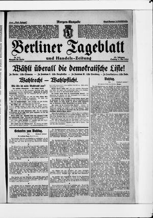 Berliner Tageblatt und Handels-Zeitung vom 04.05.1924
