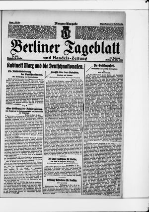 Berliner Tageblatt und Handels-Zeitung vom 16.05.1924