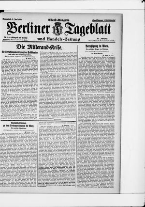 Berliner Tageblatt und Handels-Zeitung vom 07.06.1924
