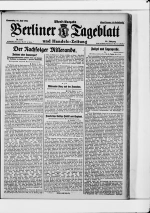 Berliner Tageblatt und Handels-Zeitung vom 12.06.1924