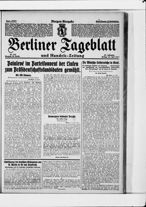 Berliner Tageblatt und Handels-Zeitung vom 13.06.1924