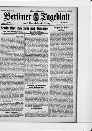 Berliner Tageblatt und Handels-Zeitung vom 21.06.1924