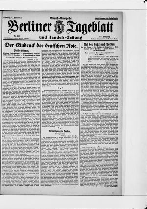 Berliner Tageblatt und Handels-Zeitung vom 01.07.1924