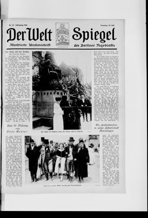 Berliner Tageblatt und Handels-Zeitung vom 20.07.1924