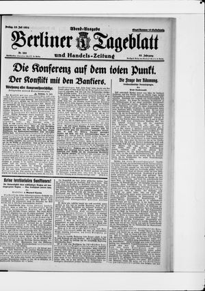 Berliner Tageblatt und Handels-Zeitung vom 25.07.1924