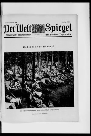 Berliner Tageblatt und Handels-Zeitung vom 27.07.1924