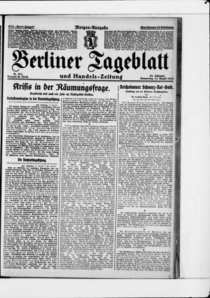 Berliner Tageblatt und Handels-Zeitung vom 14.08.1924