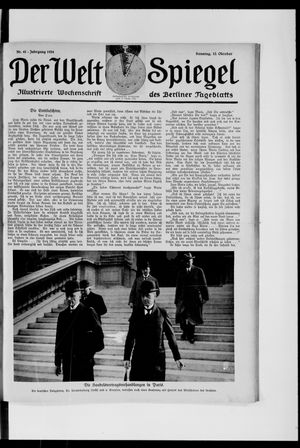 Berliner Tageblatt und Handels-Zeitung vom 12.10.1924