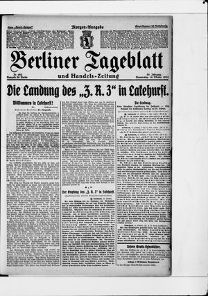 Berliner Tageblatt und Handels-Zeitung vom 16.10.1924