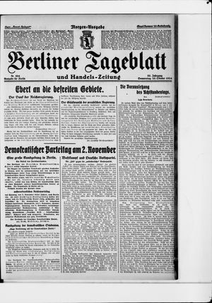 Berliner Tageblatt und Handels-Zeitung vom 23.10.1924