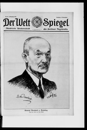 Berliner Tageblatt und Handels-Zeitung vom 09.11.1924