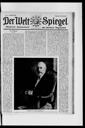 Berliner Tageblatt und Handels-Zeitung vom 23.11.1924