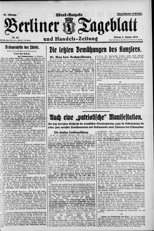 Berliner Tageblatt und Handels-Zeitung on Jan 9, 1925