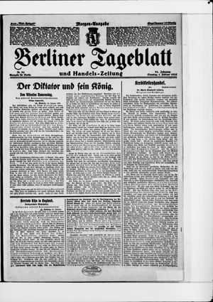 Berliner Tageblatt und Handels-Zeitung vom 01.02.1925
