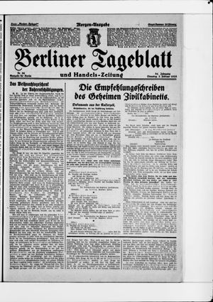Berliner Tageblatt und Handels-Zeitung on Feb 3, 1925