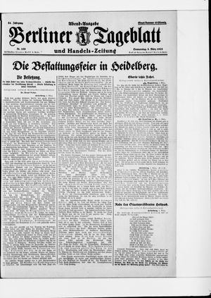 Berliner Tageblatt und Handels-Zeitung vom 05.03.1925
