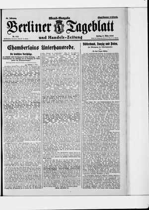 Berliner Tageblatt und Handels-Zeitung on Mar 6, 1925
