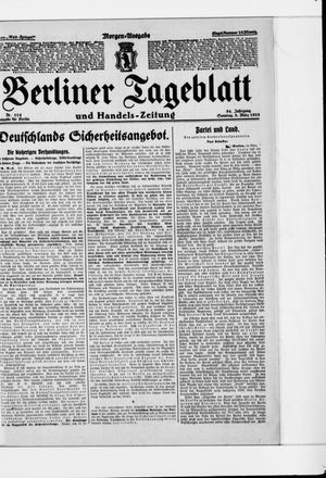 Berliner Tageblatt und Handels-Zeitung on Mar 8, 1925