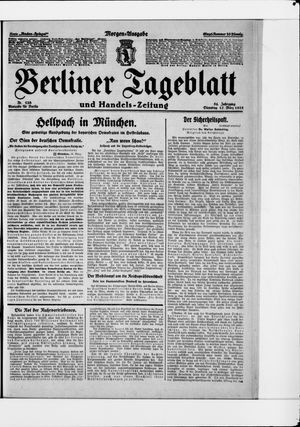Berliner Tageblatt und Handels-Zeitung on Mar 17, 1925