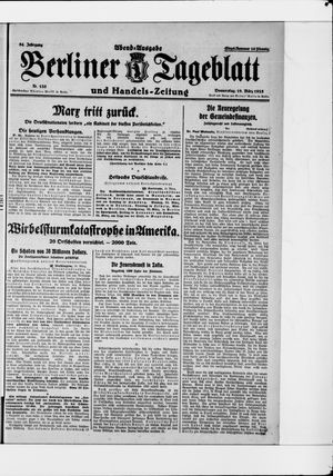 Berliner Tageblatt und Handels-Zeitung vom 19.03.1925