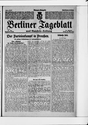 Berliner Tageblatt und Handels-Zeitung on Mar 20, 1925