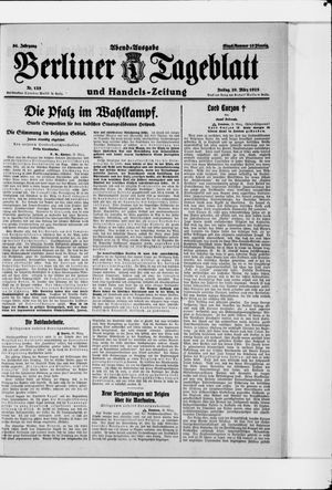 Berliner Tageblatt und Handels-Zeitung vom 20.03.1925
