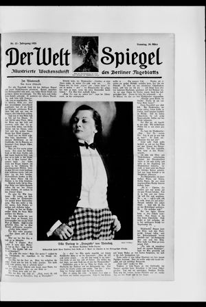 Berliner Tageblatt und Handels-Zeitung vom 29.03.1925