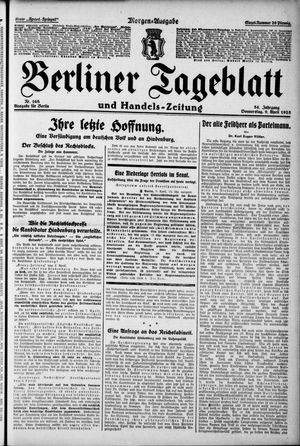Berliner Tageblatt und Handels-Zeitung on Apr 9, 1925