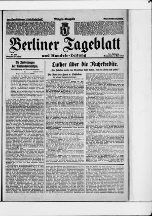 Berliner Tageblatt und Handels-Zeitung vom 02.05.1925