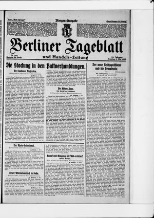 Berliner Tageblatt und Handels-Zeitung vom 03.05.1925