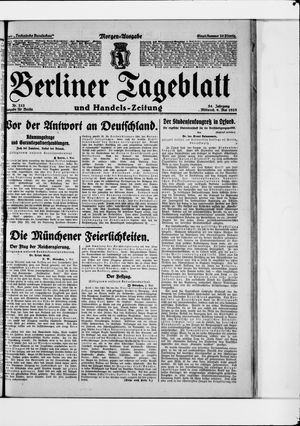 Berliner Tageblatt und Handels-Zeitung vom 06.05.1925