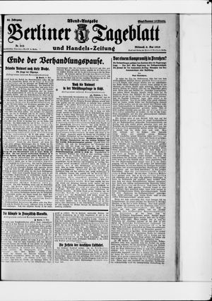 Berliner Tageblatt und Handels-Zeitung vom 06.05.1925