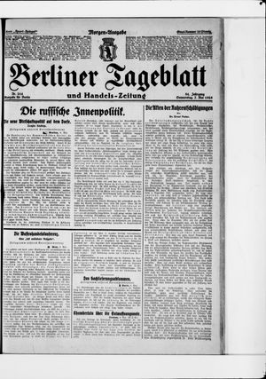 Berliner Tageblatt und Handels-Zeitung vom 07.05.1925
