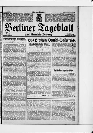 Berliner Tageblatt und Handels-Zeitung vom 08.05.1925