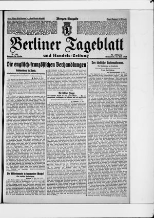 Berliner Tageblatt und Handels-Zeitung vom 16.05.1925