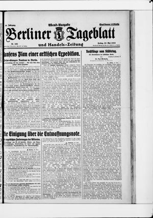 Berliner Tageblatt und Handels-Zeitung vom 29.05.1925