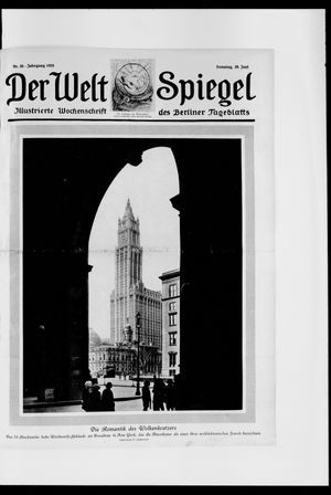 Berliner Tageblatt und Handels-Zeitung vom 28.06.1925