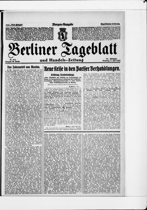 Berliner Tageblatt und Handels-Zeitung vom 05.07.1925