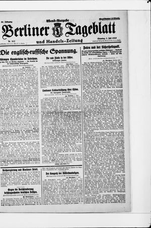 Berliner Tageblatt und Handels-Zeitung vom 07.07.1925