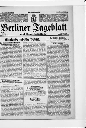 Berliner Tageblatt und Handels-Zeitung vom 08.07.1925