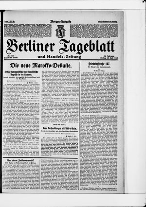 Berliner Tageblatt und Handels-Zeitung vom 10.07.1925